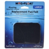Gulfstream Tropical Mag-Float 790950004028 Replacement Pad & Felt Floating Magnet Cleaner Aquarium Glass