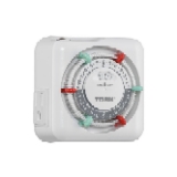 NSI Industries Tork RTN312 Indoor 15-Amp Plug-In Heavy Duty Mechanical Appliance Timer 24-Hour Programming –
