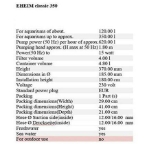 Eheim Classic 2215 External Canister Filter with Media for Up to 92 US Gallons