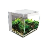 Fluval Flex 9 Gallon Glass Aquarium Kit (White)