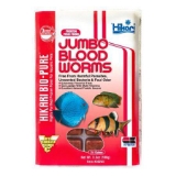 Hikari Bio-Pure Frozen Jumbo Blood Worm Fish Food, 3.5 oz