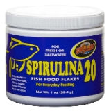 Zoo Med Aquatic Spirulina 20 Fish Food Flakes 1 oz