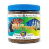 New Life Spectrum Tropical Fish Diet Large Fish Food Pellets g